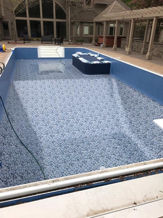 new liner installation.