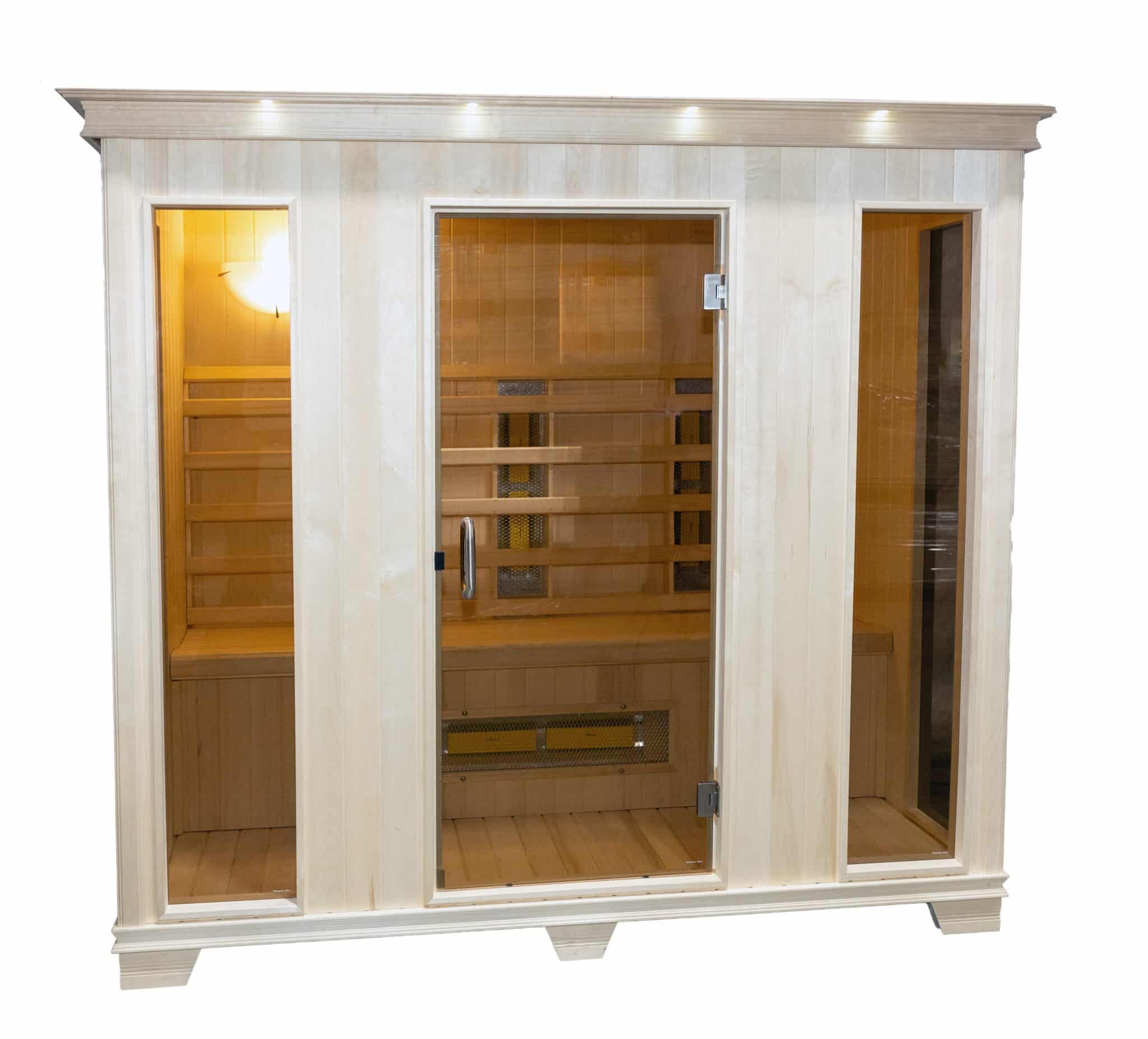 sauna aspen wood.